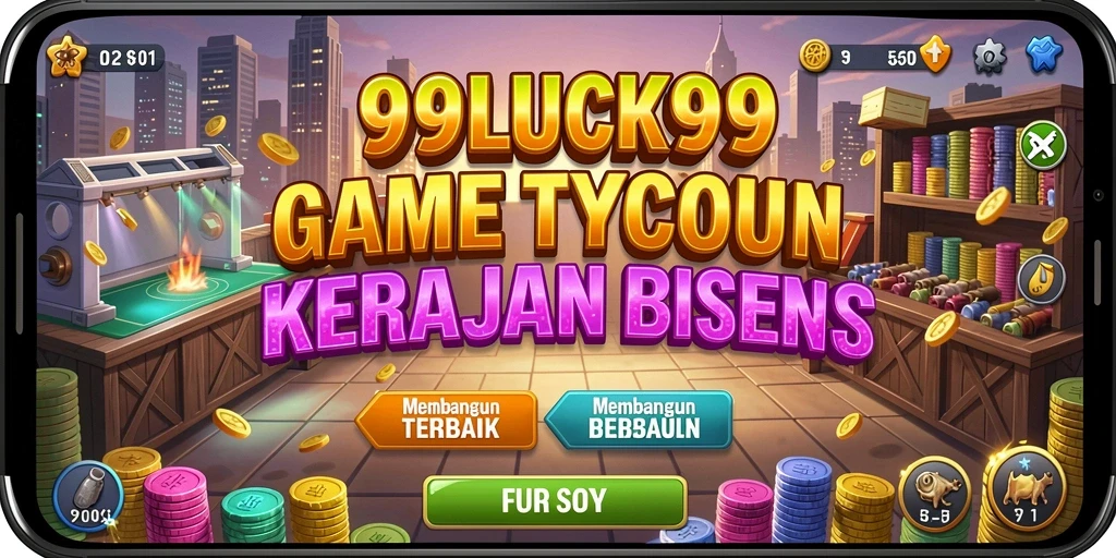 Tangkapan layar permainan 99LUCK99 yang menampilkan pengelolaan bisnis yang mendalam.