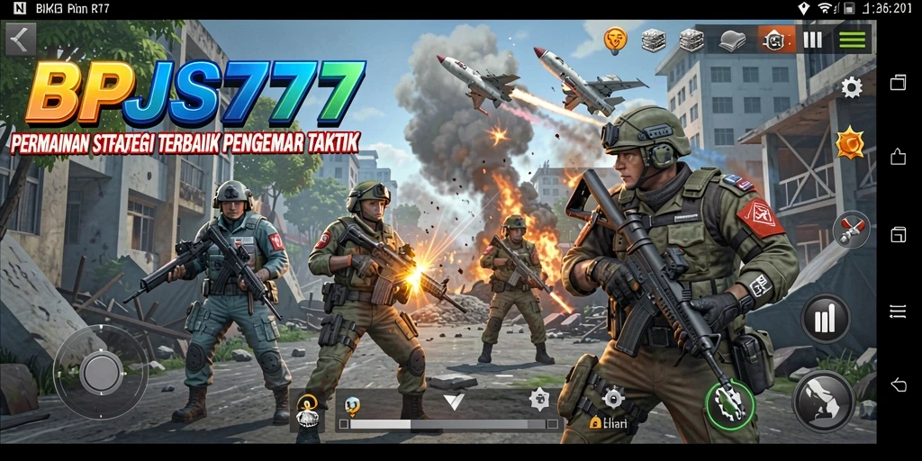 Tampilan gameplay menarik dari BPJS777 yang menampilkan serangan strategis.
