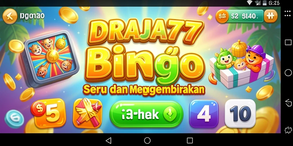Tampilan menarik dari gameplay DRAJA777 dalam permainan Bingo.