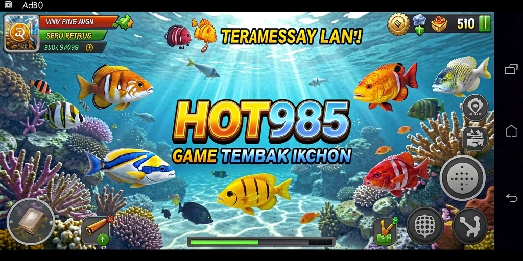 Gameplay menarik saat menembak ikan di HOT985.