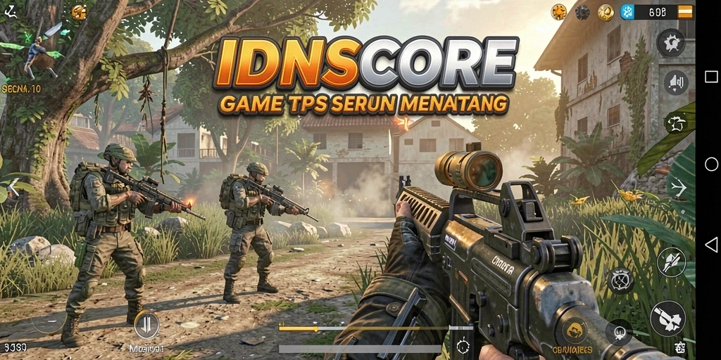 Tampilan gameplay IDNSCORE yang seru dan dinamis.