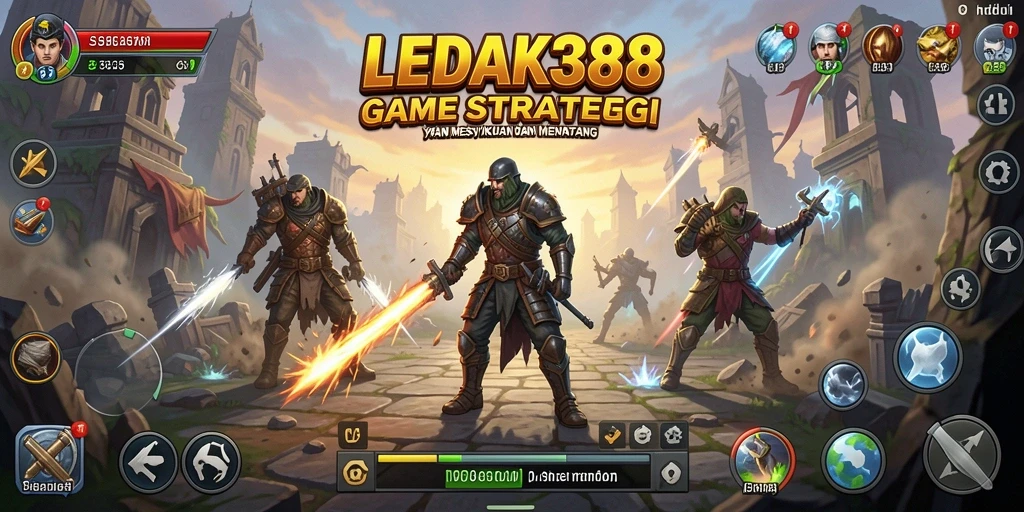 Tangkapan layar gameplay <strong>LEDAK388</strong> menampilkan pertempuran strategis yang mendebarkan.