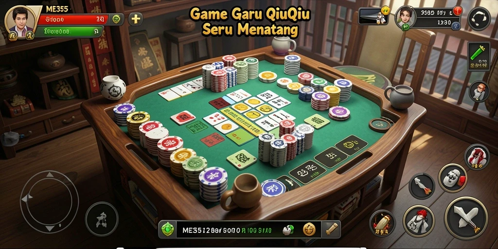 Screenshot gameplay QiuQiu yang mengasyikkan.