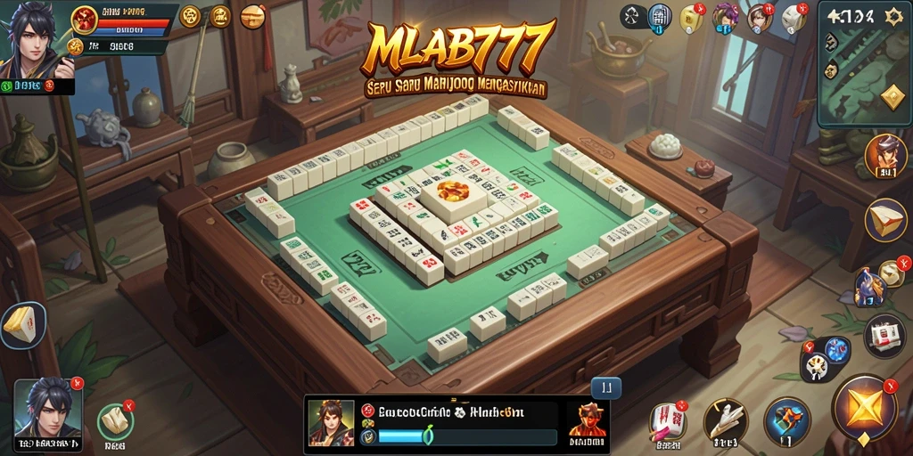 Tampilan gameplay MLBB777 yang menarik dan seru saat bermain Mahjong.