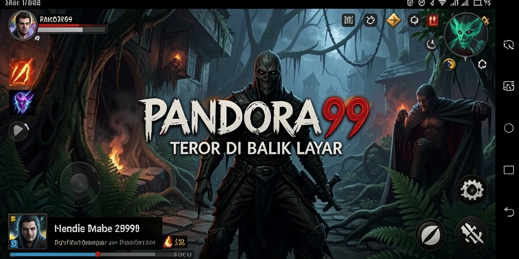 Tangkap momen menegangkan dari gameplay PANDORA99 saat menghadapi makhluk kegelapan.