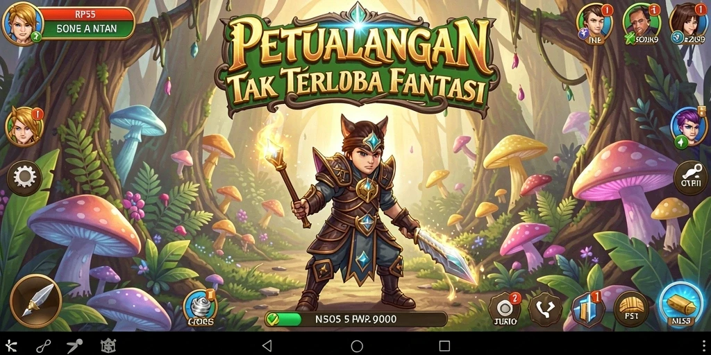 Gambaran gameplay seru dalam dunia petualangan RP55.