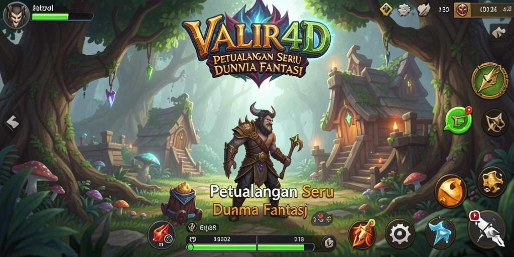 Tampilan gameplay VALIR4D menampilkan petualangan mendebarkan dalam dunia fantasi.