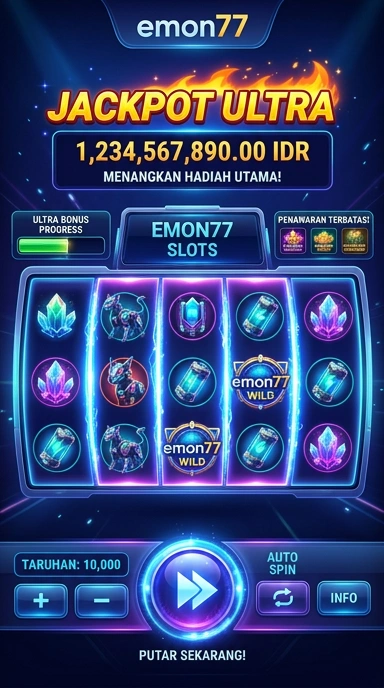 Screenshot dari berbagai kategori aplikasi di emon77.